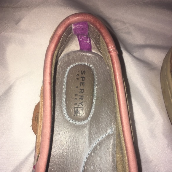 Used Pink Floral CUTE Sperry Shoes! - Picture 7 of 8
